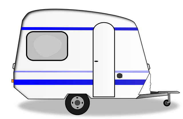 odstavený karavan